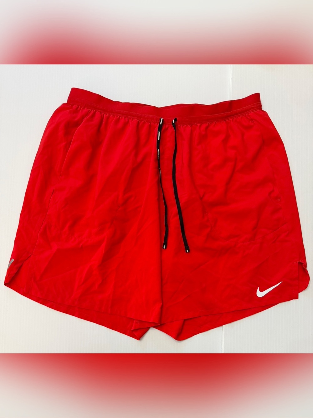 Nike Men’s Flex Stride 7” Brief-Lined Running Shorts Bright Red Size XL
